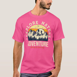stijl Ontdek Natuur Avontuur Wandelen CLI T-shirt