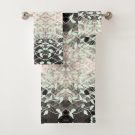 Stijl ontworpen blad handdoek set