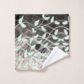 Stijl ontworpen blad handdoek set (Wasdoekje)