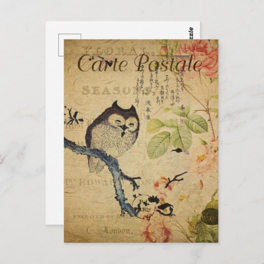  stijl op filiaal Franse carte Postale Briefkaart (Voorkant / Achterkant)