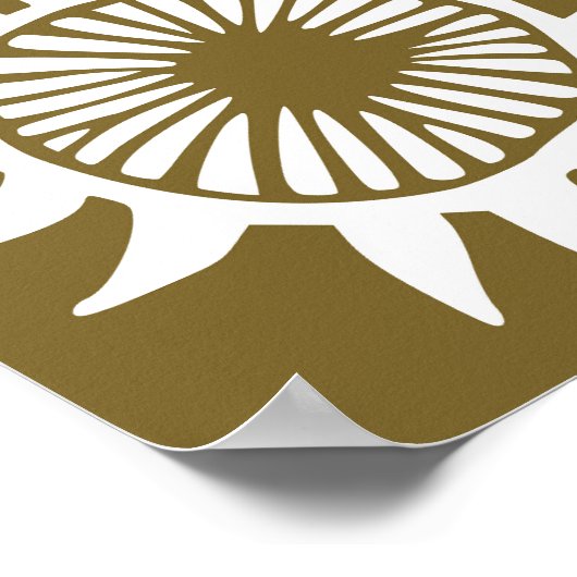  stijl ornamentale zon decoratie (Hoek)