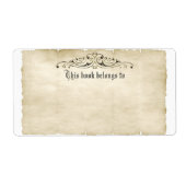 Stijl Oude Gedeelte voegt het Etiket van de Jouw (Voorkant)