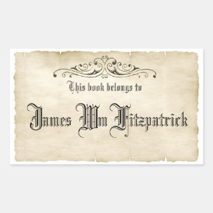  stijl Oude Naam van het Geheime Grafiek Etiket