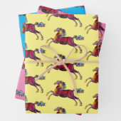  stijl Paard Art Wrapping Craft Paper (In situ)