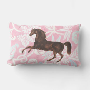   stijl Paard en Bloemen Kussen