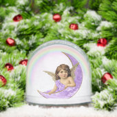 stijl Paarse Engel Sneeuw Wereldbol Sneeuwbol (Kerstmis)