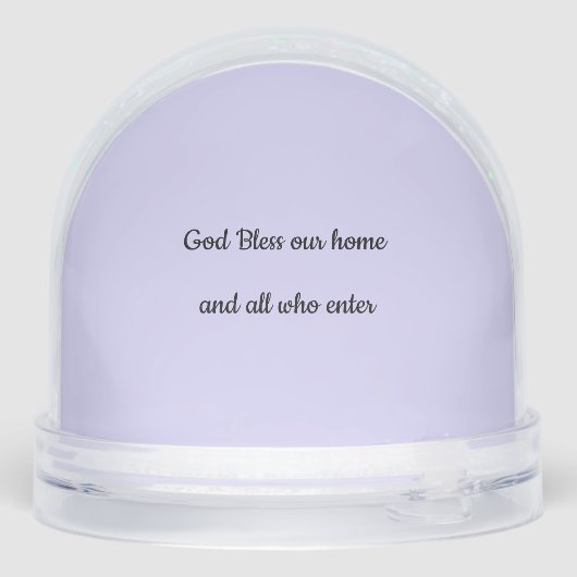  stijl Paarse Engel Sneeuw Wereldbol Sneeuwbol (Achterkant)