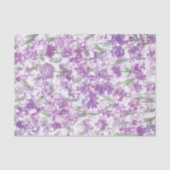 stijl Paarse lavendel bloemenveld Tissuepapier (Voorkant)