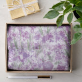  stijl Paarse lavendel bloemenveld Tissuepapier (Geschenk)