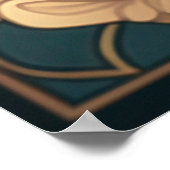  stijl paasbundelkunst - downloadbaar poster (Hoek)