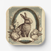  stijl Paaslente Bunny Napkins