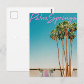 stijl Palm Springs Travel Briefkaart (Voorkant / Achterkant)
