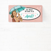 stijl Paraplu Vrijgezellenfeest Party Banner (Insitu)