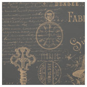 stijl Parijs | Oud script | Boerij Stof (Swatch)