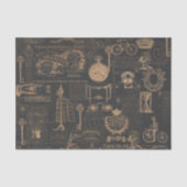  stijl Parijs | Oud script | Ontkoppeling Tissuepapier (Voorkant)