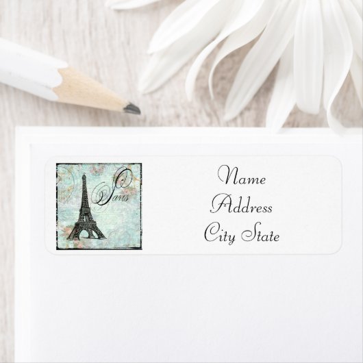  stijl Paris Eiffeltoren Etiket (Insitu)