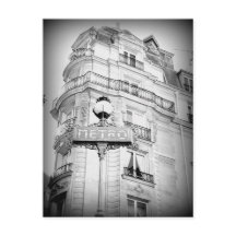  stijl Paris Post Card, metrobord