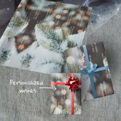 stijl pastel kerstboom cadeaupapier