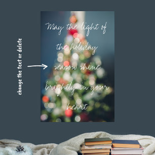 -stijl pastel kerstboom poster