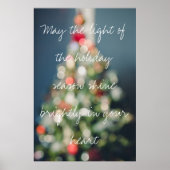 -stijl pastel kerstboom poster (Voorkant)