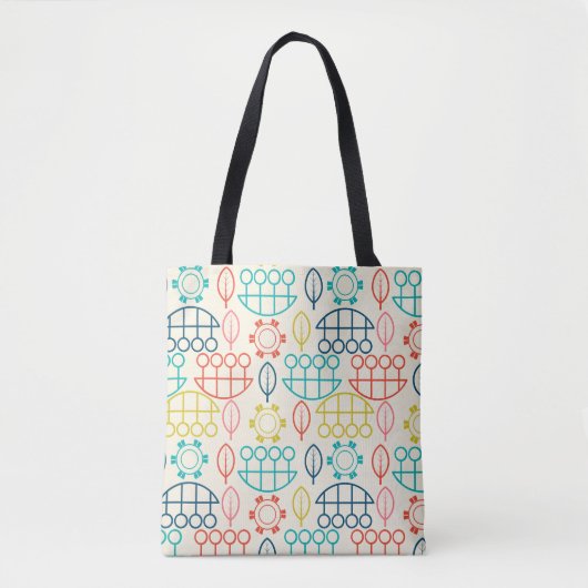  stijl pastel tote bag (Voorkant)