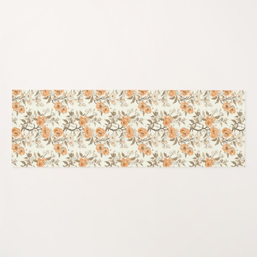  stijl Peach Blossom Floral Patterned Yogamat (Voorkant (horizontaal))