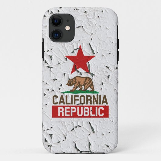 Stijl peling verf in Californië Case-Mate iPhone Case (Achterkant)