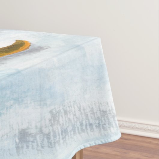 stijl Penguin Downhill Skiing Tafelkleed (Voorbeeld)