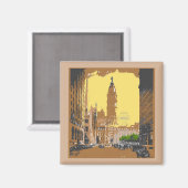 stijl Philadelphia City Hall Magneet (Voorkant / Achterkant)