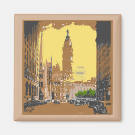  stijl Philadelphia City Hall Magneet