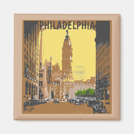  stijl Philadelphia City Hall Magneet