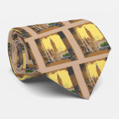  stijl Philadelphia City Hall Stropdas (Opgerold)