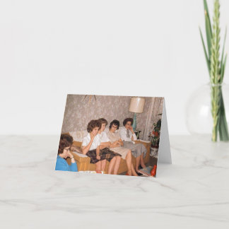 stijl "Plezier in de jaren 60" Note Kaart