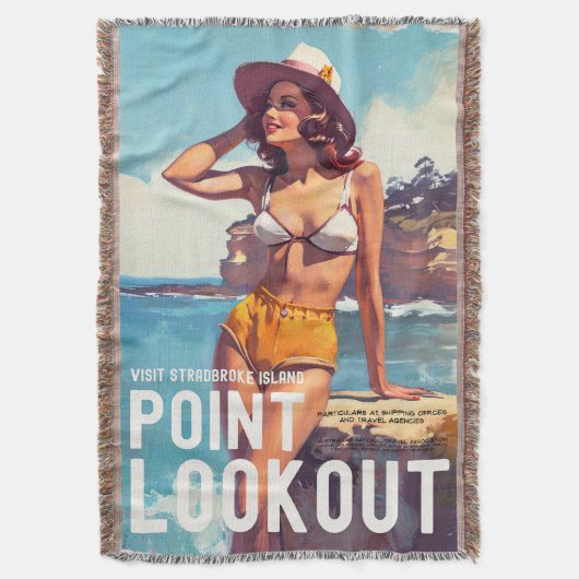 stijl Point Lookout Travel Deken (Voorkant Verticaal)