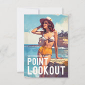  stijl Point Lookout Travel Kaart (Voorkant)