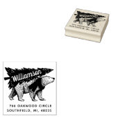  stijl Polar Beer Boom Leveringsadres Rubberstempel (Gestempeld)