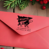  stijl Polar Beer Boom Leveringsadres Rubberstempel