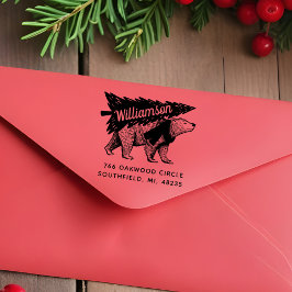  stijl Polar Beer Boom Leveringsadres Rubberstempel