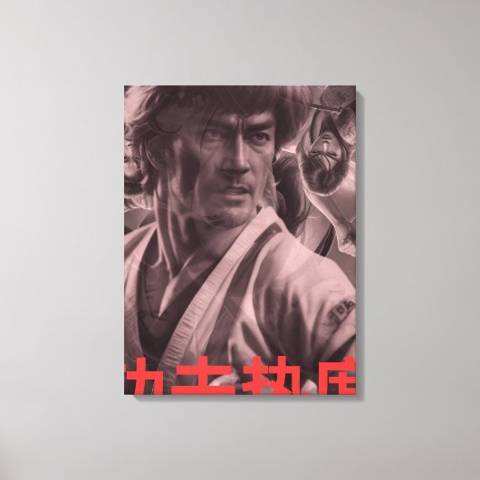  stijl poster & canvas Kung-Fu Heat (Voorkant)