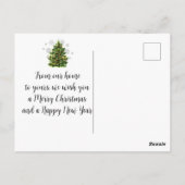  stijl pretkerst briefkaart (Achterkant)