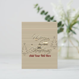 stijl pretkerst briefkaart