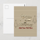  stijl pretkerst briefkaart (Voorkant / Achterkant)