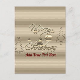  stijl pretkerst briefkaart