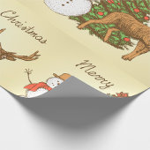  stijl pretkerst cadeaupapier