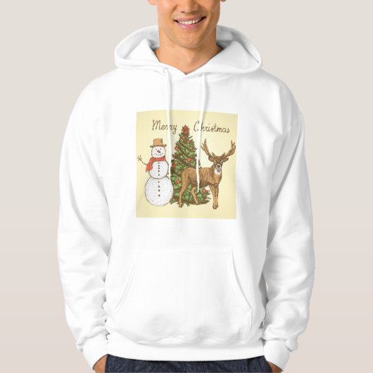 stijl pretkerst hoodie (Voorkant)