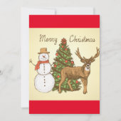  stijl pretkerst kaart (Voorkant)