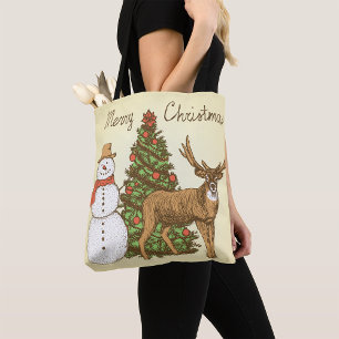 stijl pretkerst tote bag