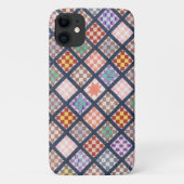  stijl Quilt Squares Art Phone Case (Achterkant)