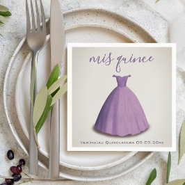  stijl Quinceañera mis kweepeer tafeldecor Servet