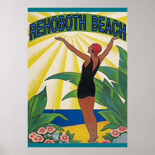 stijl Rehoboth Beach Poster (Voorkant)